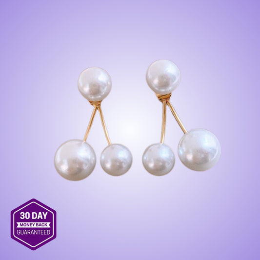 Retro Creative Women's Pearl Cherry Earrings