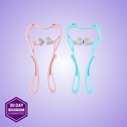 High Quality Multi-function Manual Relaxed Cervical Massager Pressure Relieve Double Ball Pressing Meridian Massager