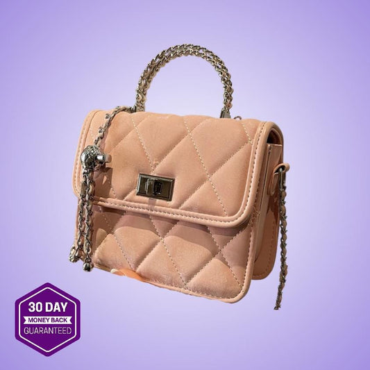 Women's Portable Diamond Chain Messenger Bag
